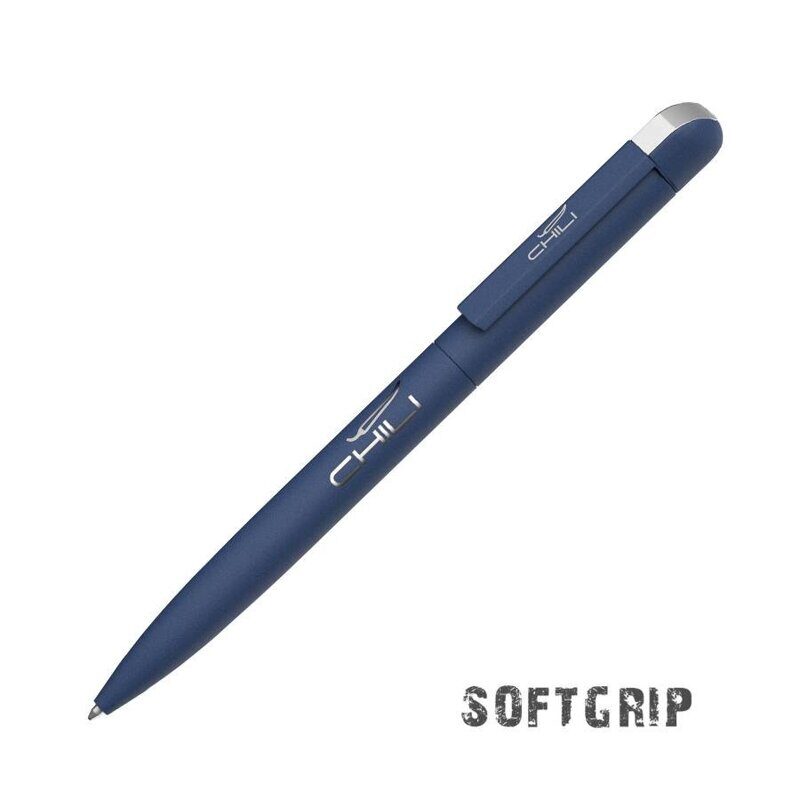 Ручка шариковая "Jupiter SOFTGRIP", покрытие softgrip, цвет темно-синий
